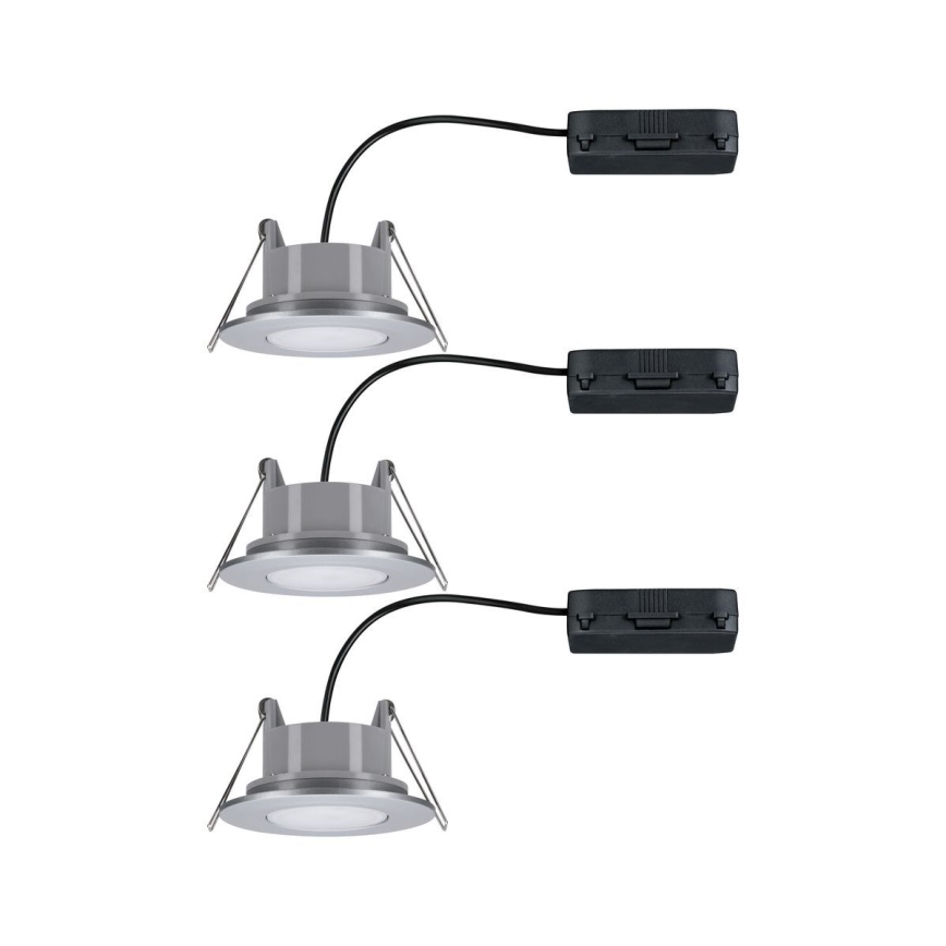 Paulmann 99933 - KOMPLEKTS 3x LED/5,2W IP65 Aptumšojama vannas istabas piekaramo griestu lampa 230V