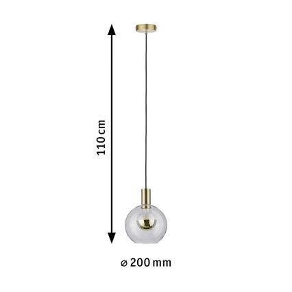 Paulmann -  Lustra ar auklu ESBEN 1xE27/20W/230V