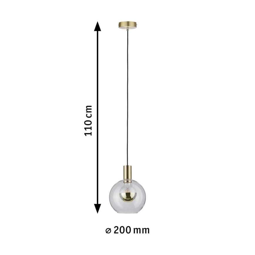Paulmann -  Lustra ar auklu ESBEN 1xE27/20W/230V
