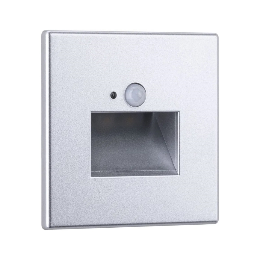 Paulmann  93134 - LED/1,2W Kāpņu telpas lampa ar sensoru EDGE 230V matēts hroms