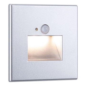 Paulmann  93134 - LED/1,2W Kāpņu telpas lampa ar sensoru EDGE 230V matēts hroms