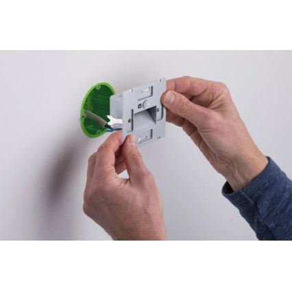 Paulmann  93135 - LED/1,2W Kāpņu telpas lampa ar sensoru EDGE 230V melna
