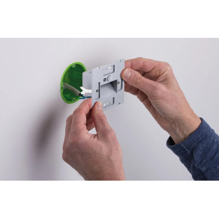 Paulmann  93135 - LED/1,2W Kāpņu telpas lampa ar sensoru EDGE 230V melna