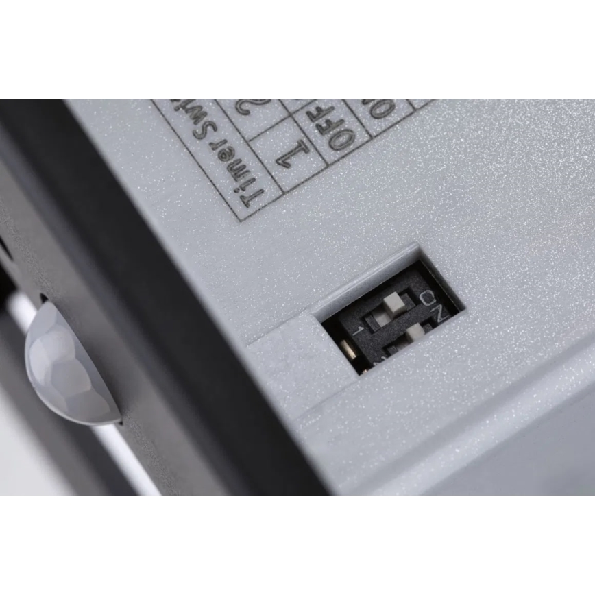 Paulmann  93135 - LED/1,2W Kāpņu telpas lampa ar sensoru EDGE 230V melna