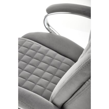 Pelēks biroja krēsls CALMARA