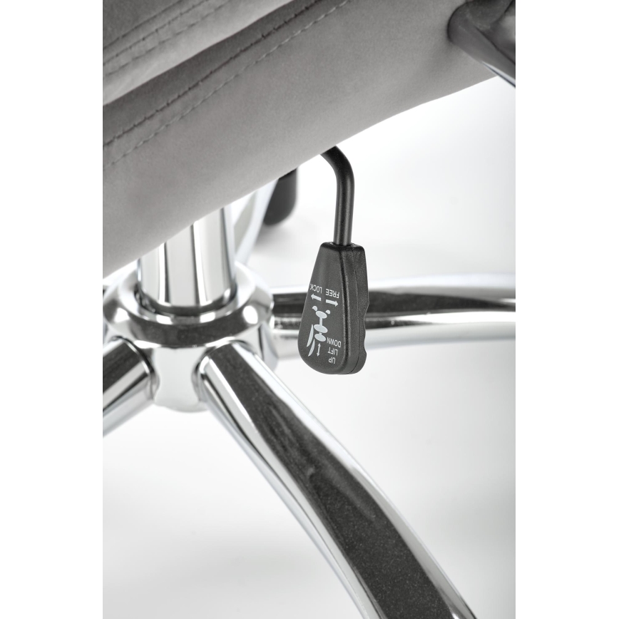 Pelēks biroja krēsls CALMARA