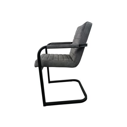 Pelēks ēdamistabas krēsls BART