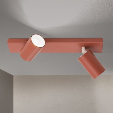 PENN virziena gaismeklis 2xGU10/13W/230V ķieģeļkrāsas