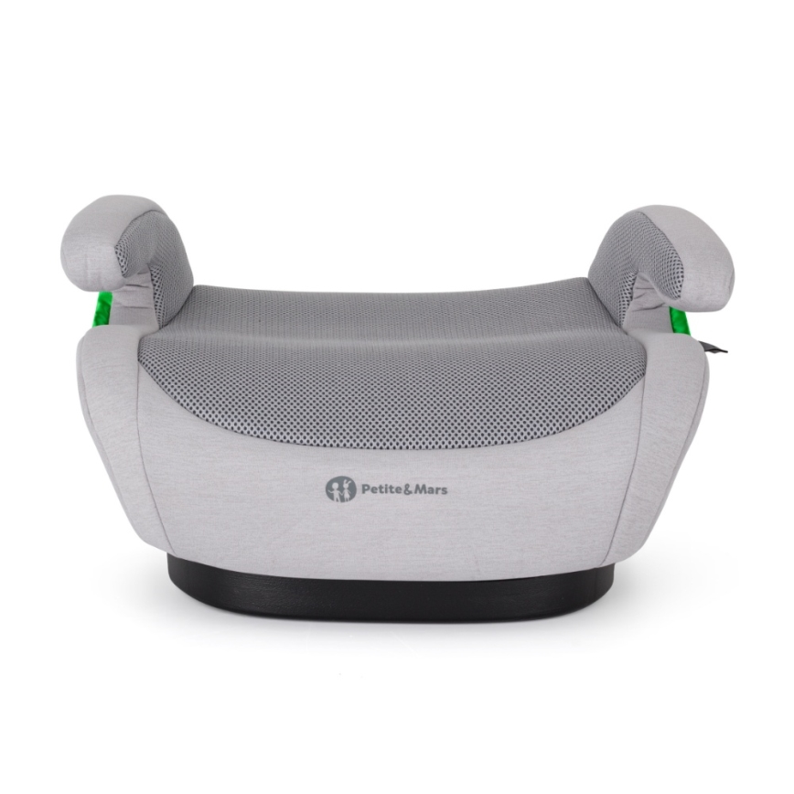 PETITE&MARS - Auto paaugstināmais sēdeklis OPTIMUS PRO i-Size Air 125-150 cm (22-36 kg) pelēks