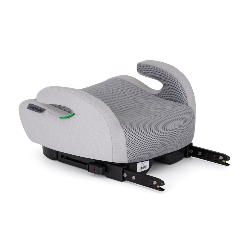 PETITE&MARS - Auto paaugstināmais sēdeklis OPTIMUS PRO i-Size Air 125-150 cm (22-36 kg) pelēks