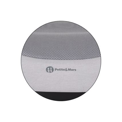 PETITE&MARS - Auto paaugstināmais sēdeklis OPTIMUS PRO i-Size Air 125-150 cm (22-36 kg) pelēks