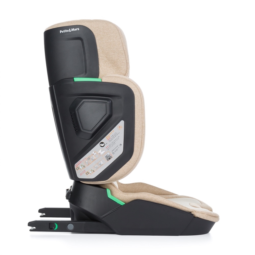 PETITE&MARS - Autokrēsliņš FLEX PRO i-Izmērs 100-150 cm (15-36 kg) bēša