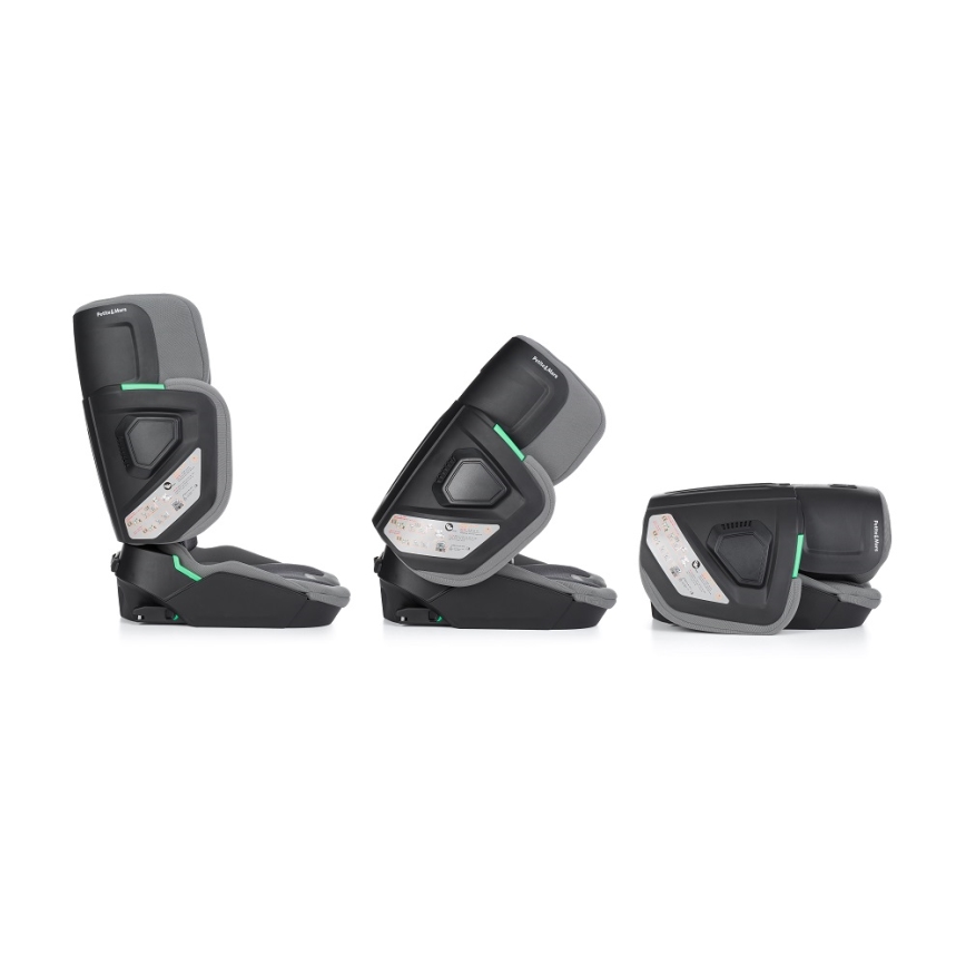 PETITE&MARS - Autokrēsliņš FLEX PRO i-Izmērs 100-150 cm (15-36 kg) pelēka
