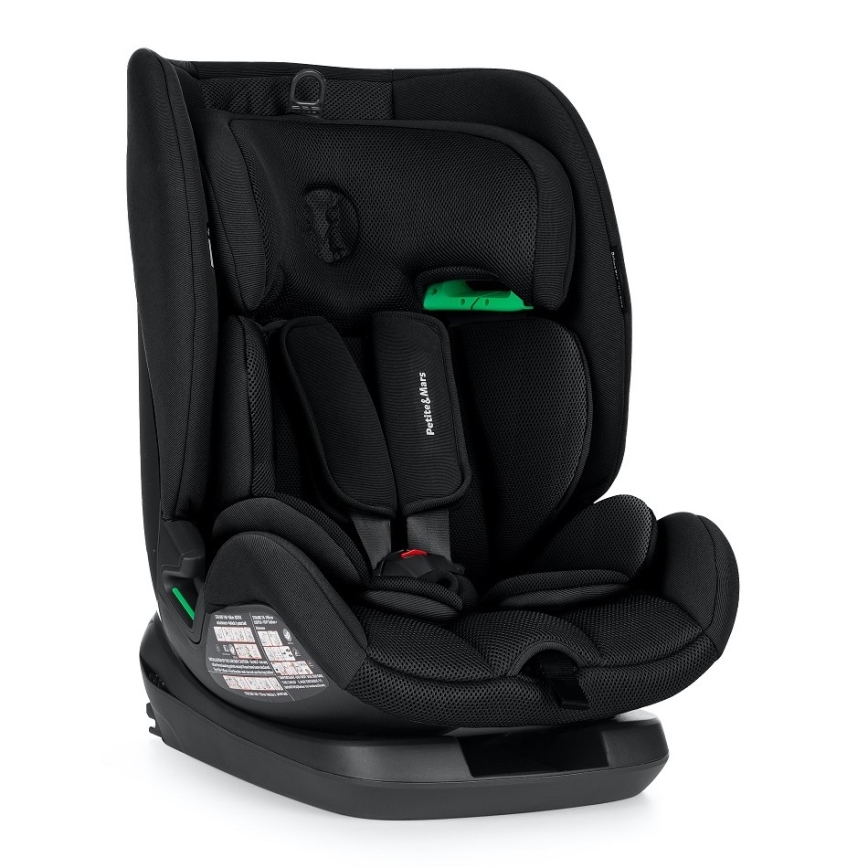 PETITE&MARS - Autokrēsliņš PRIME PRO i-Izmērs 76-150 cm (9-36 kg) melna