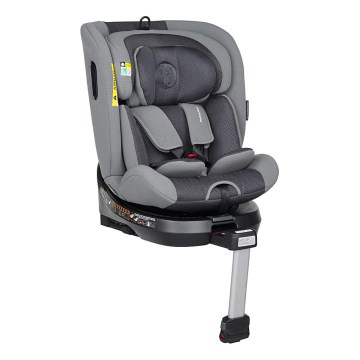 PETITE&MARS - Autokrēsliņš TWISTGUARD PRO i-Izmērs 40-150 cm (0-36 kg) pelēka