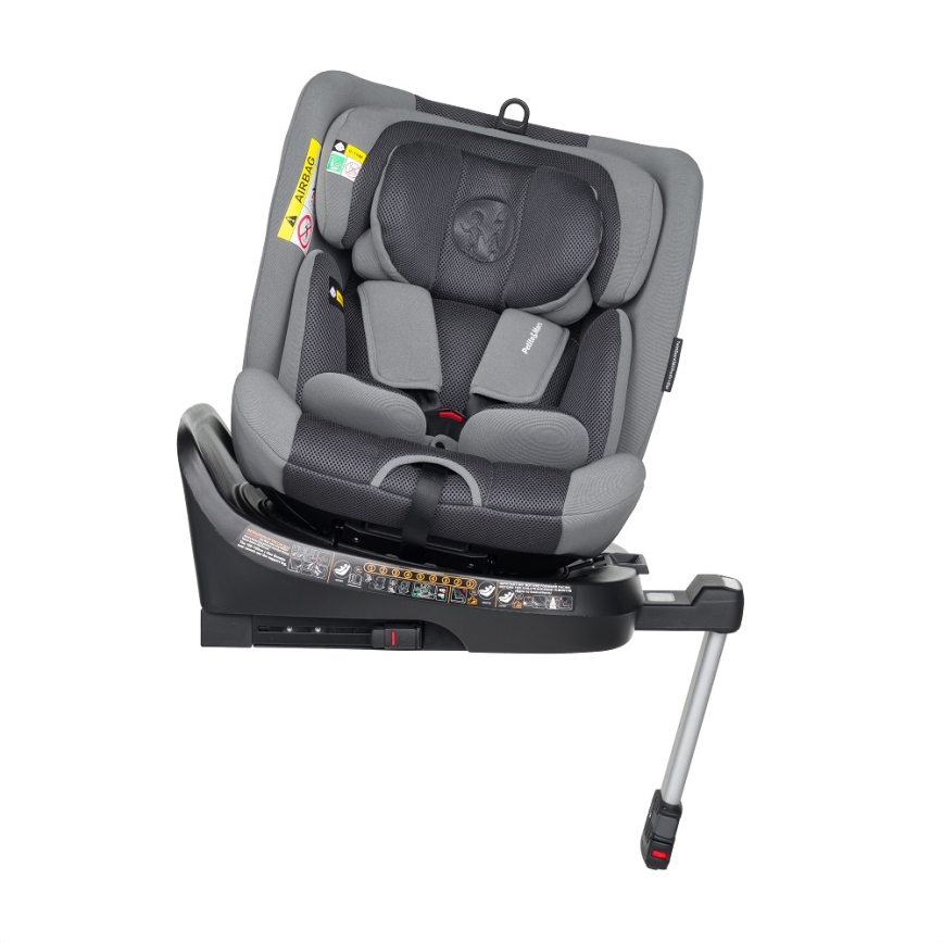 PETITE&MARS - Autokrēsliņš TWISTGUARD PRO i-Izmērs 40-150 cm (0-36 kg) pelēka