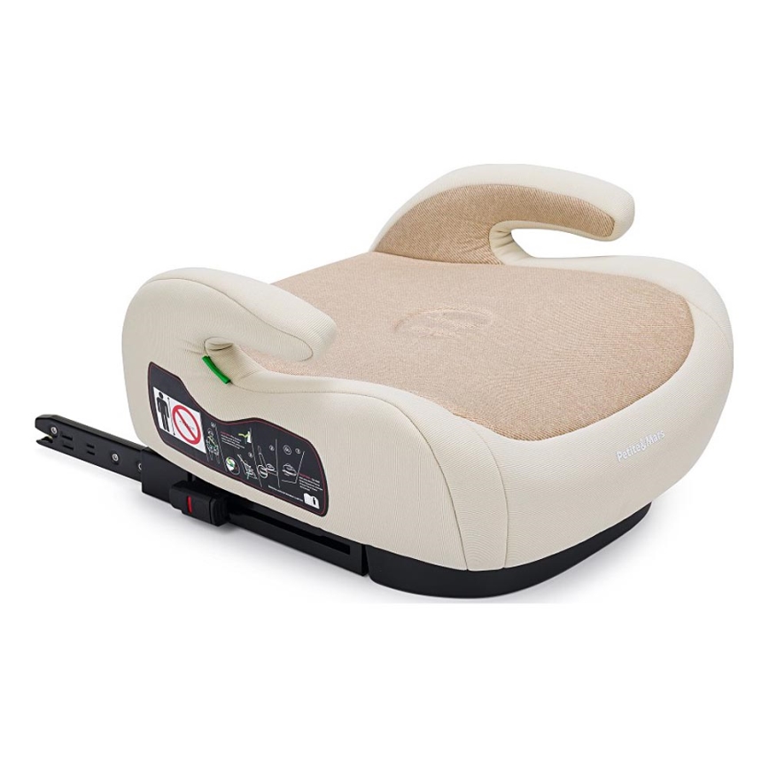 PETITE&MARS - Automašīnas paaugstinājuma krēsliņš OPTIMUS PRO i-Izmērs 125-150 cm (22-36 kg) bēša
