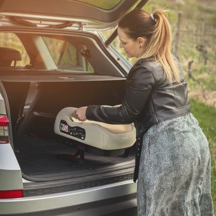 PETITE&MARS - Automašīnas paaugstinājuma krēsliņš OPTIMUS PRO i-Izmērs 125-150 cm (22-36 kg) bēša