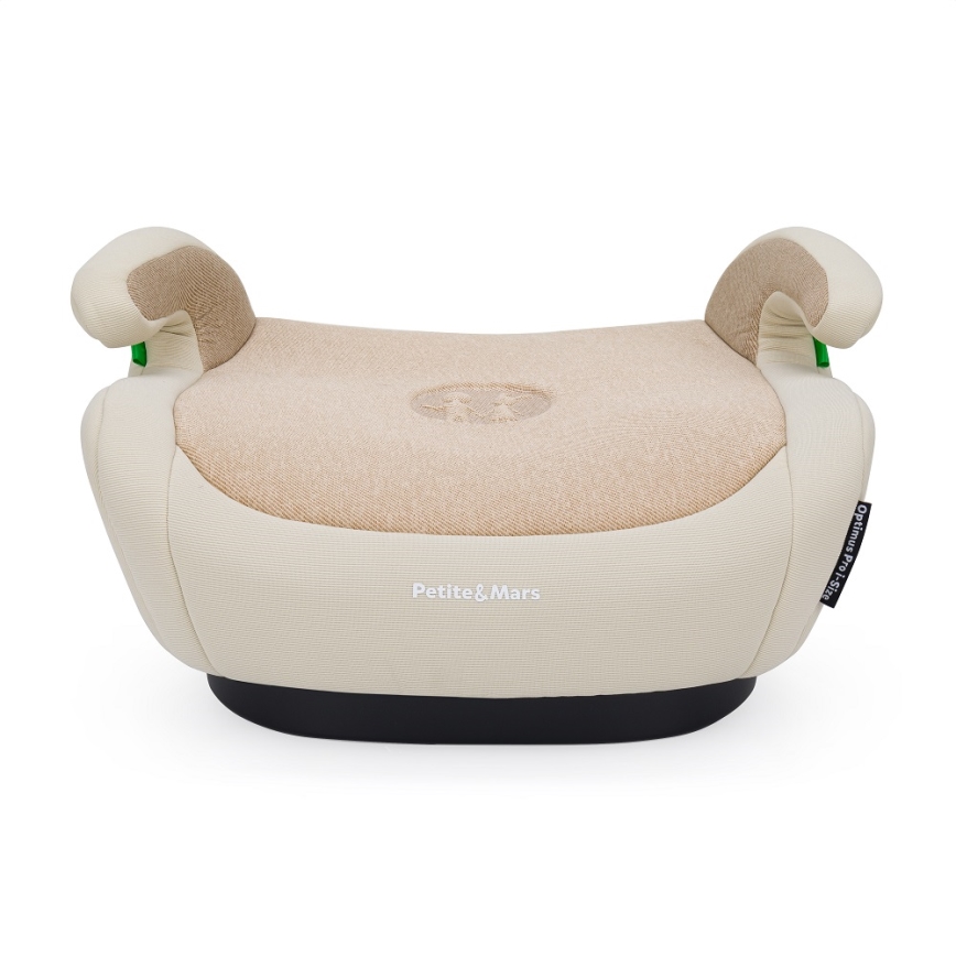 PETITE&MARS - Automašīnas paaugstinājuma krēsliņš OPTIMUS PRO i-Izmērs 125-150 cm (22-36 kg) bēša