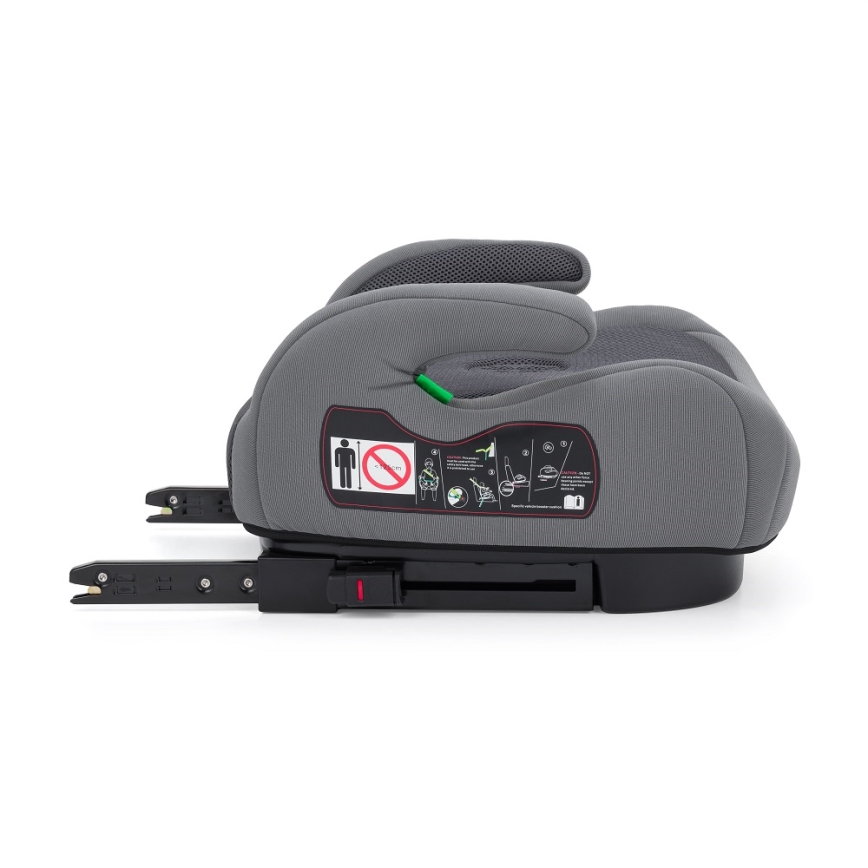 PETITE&MARS - Automašīnas paaugstinājuma krēsliņš OPTIMUS PRO i-Izmērs 125-150 cm (22-36 kg) pelēka