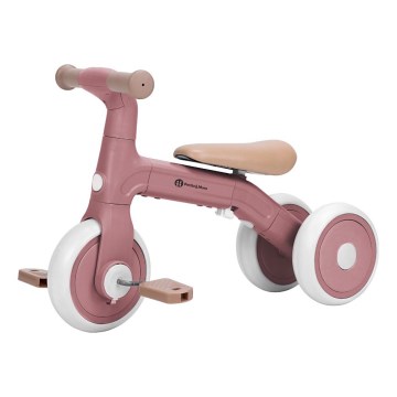 PETITE&MARS - Bērnu balansa ritenis 3 vienā BINGO Dusty Rose
