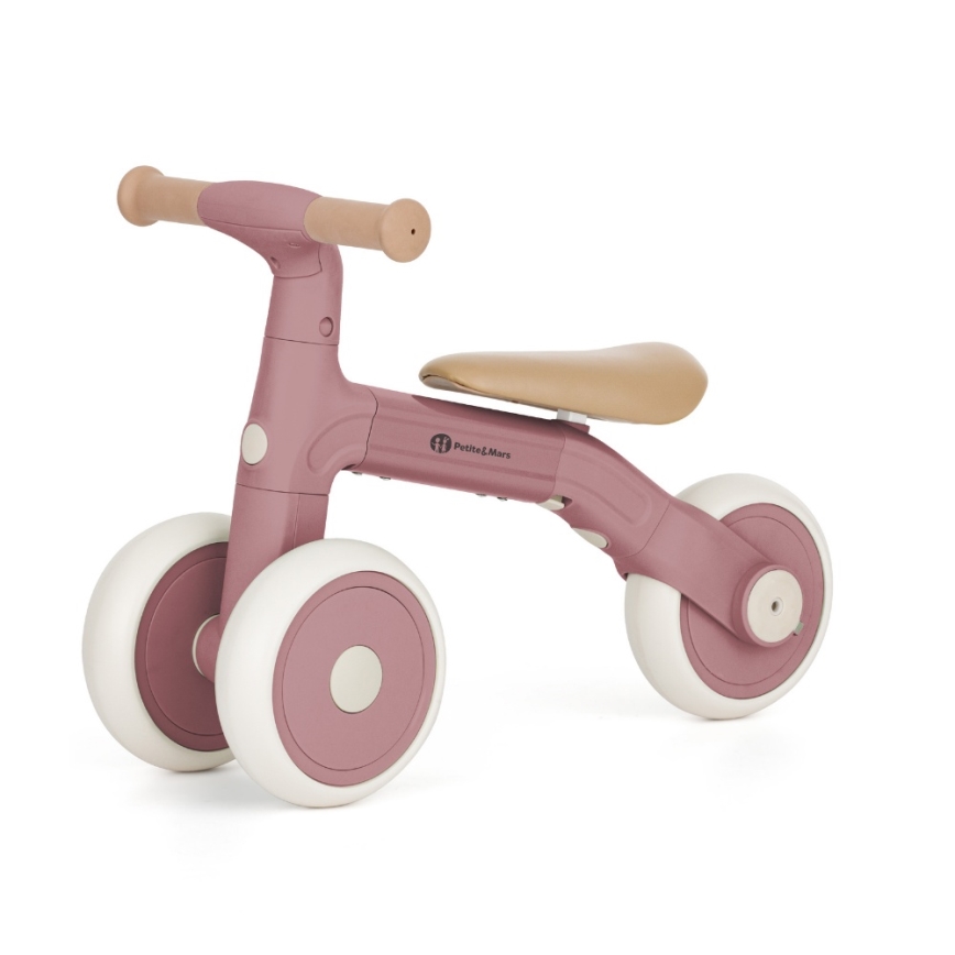 PETITE&MARS - Bērnu balansa ritenis 3 vienā BINGO Dusty Rose