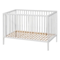 PETITE&MARS - Bērnu gultiņa NELA BEECH 120x60 cm balta/buk