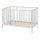 PETITE&MARS - Bērnu gultiņa NELA BEECH 120x60 cm balta/buk