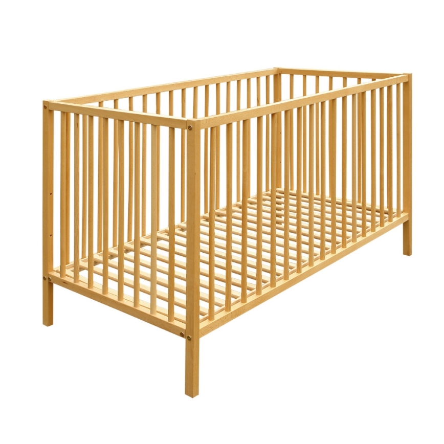 PETITE&MARS - Bērnu gultiņa NELA BEECH 120x60 cm buk