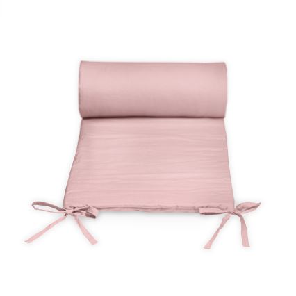 PETITE&MARS - Bērnu gultiņas apmalīte TILLY MAX 360 cm rozā