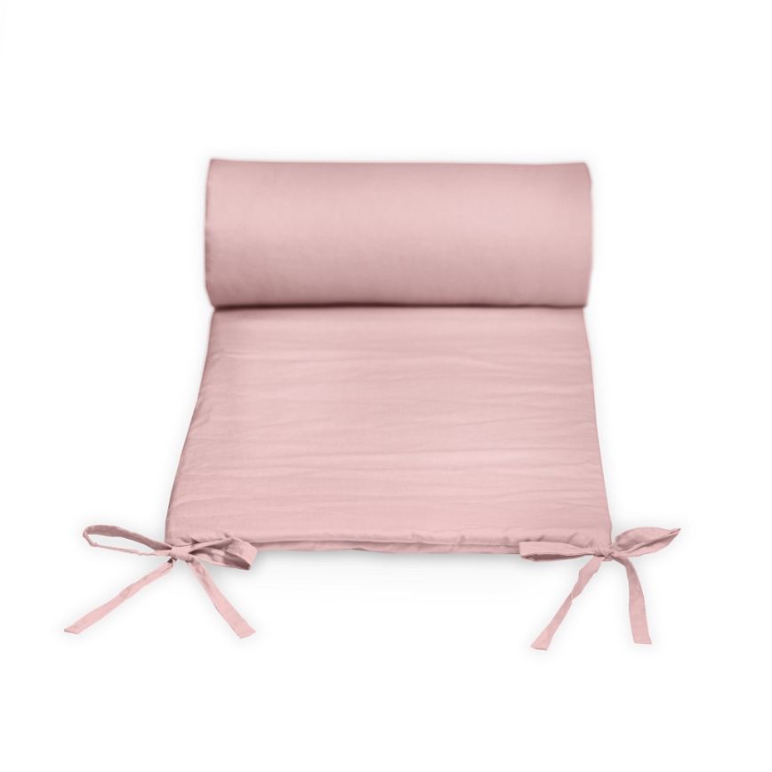 PETITE&MARS - Bērnu gultiņas apmalīte TILLY MAX 360 cm rozā