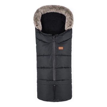 PETITE&MARS - Bērnu ratu maiss 4in1 ARCTIC Forever Black