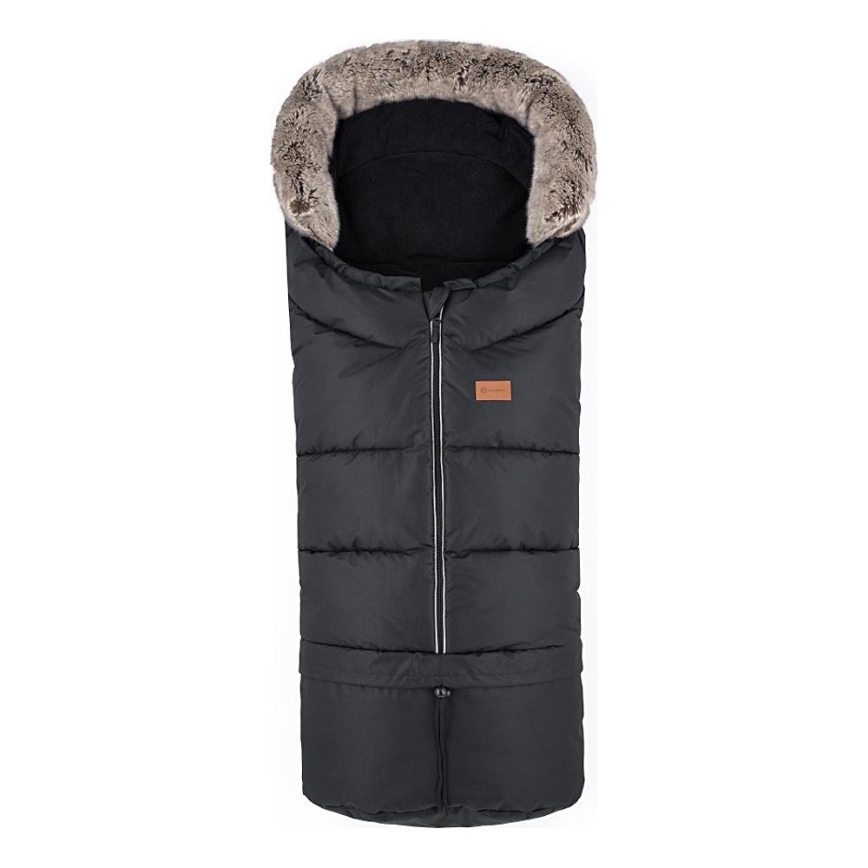 PETITE&MARS - Bērnu ratu maiss 4in1 ARCTIC Forever Black