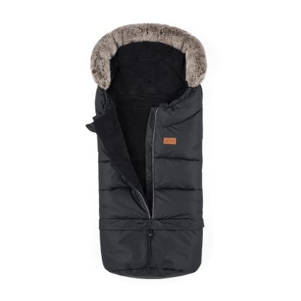 PETITE&MARS - Bērnu ratu maiss 4in1 ARCTIC Forever Black