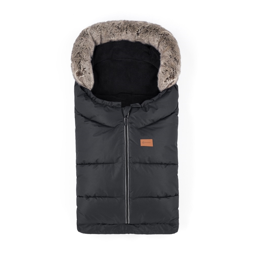 PETITE&MARS - Bērnu ratu maiss 4in1 ARCTIC Forever Black