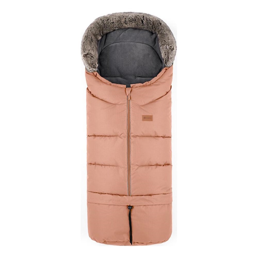 PETITE&MARS - Bērnu ratu maiss 4in1 ARCTIC Pastel Peach