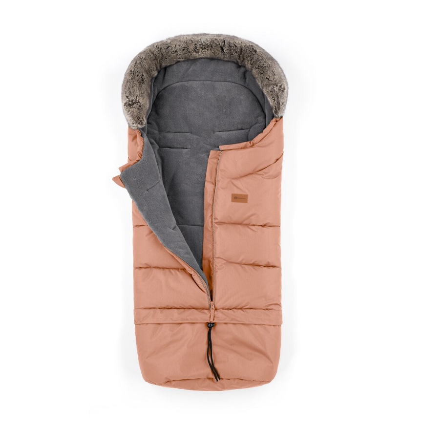 PETITE&MARS - Bērnu ratu maiss 4in1 ARCTIC Pastel Peach