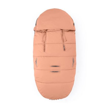 PETITE&MARS - Bērnu ratu maiss 4in1 COMFY Pastel Peach oranža