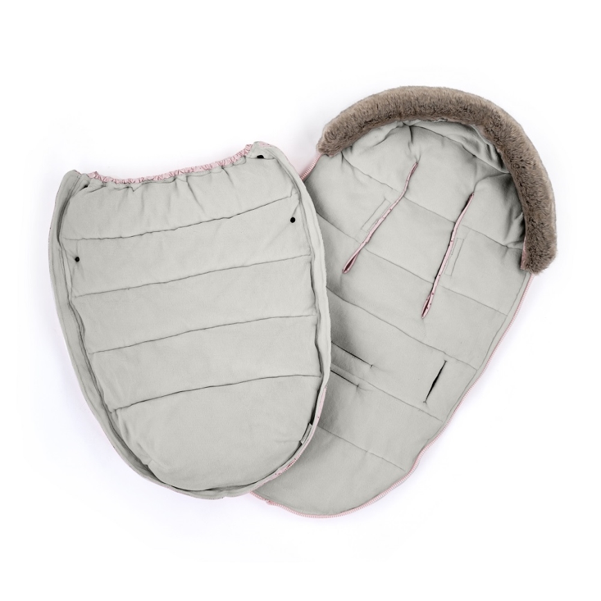 PETITE&MARS - Bērnu ratu maiss 4in1 COMFY Pastel Peach oranža
