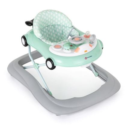 PETITE&MARS - Bērnu staigulītis ar mūziku CABRIO 2xAA piparmētru krāsa