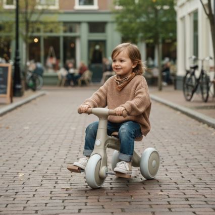 PETITE&MARS - Bērnu trīsritenis 3 vienā BINGO Ivory White