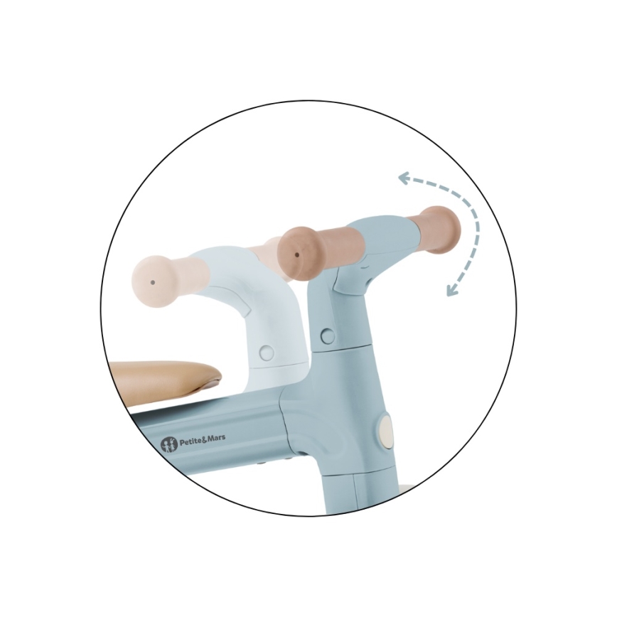 PETITE&MARS - Bērnu trīsritenis 3 vienā BINGO Stering Blue