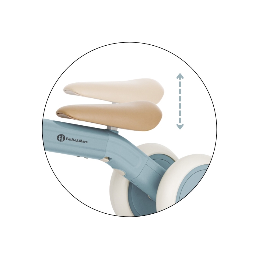 PETITE&MARS - Bērnu trīsritenis 3 vienā BINGO Stering Blue