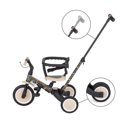 PETITE&MARS - Bērnu trīsritenis 5-in-1 TURBO LIMITED City Beat