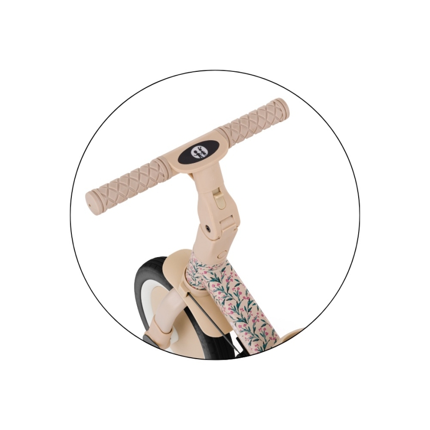 PETITE&MARS - Bērnu trīsritenis 5 vienā TURBO LIMITED Rozā pļava
