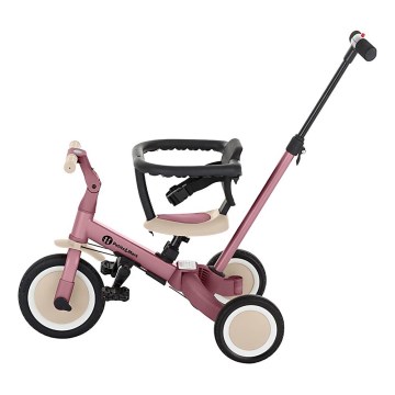 PETITE&MARS - Bērnu trīsritenis 5in1 TURBO Dusty roze