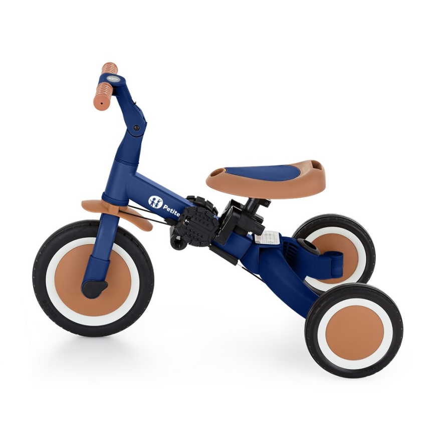 PETITE&MARS - Bērnu trīsritenis 5in1 TURBO Enigmatic Blue