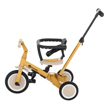 PETITE&MARS - Bērnu trīsritenis 5in1 TURBO Intense Ochre
