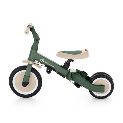 PETITE&MARS - Bērnu trīsritenis 5in1 TURBO Misty Green