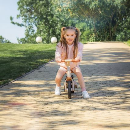 PETITE&MARS - bērnu trīsritenis 5‑in‑1 TURBO PLUS Desert Sand